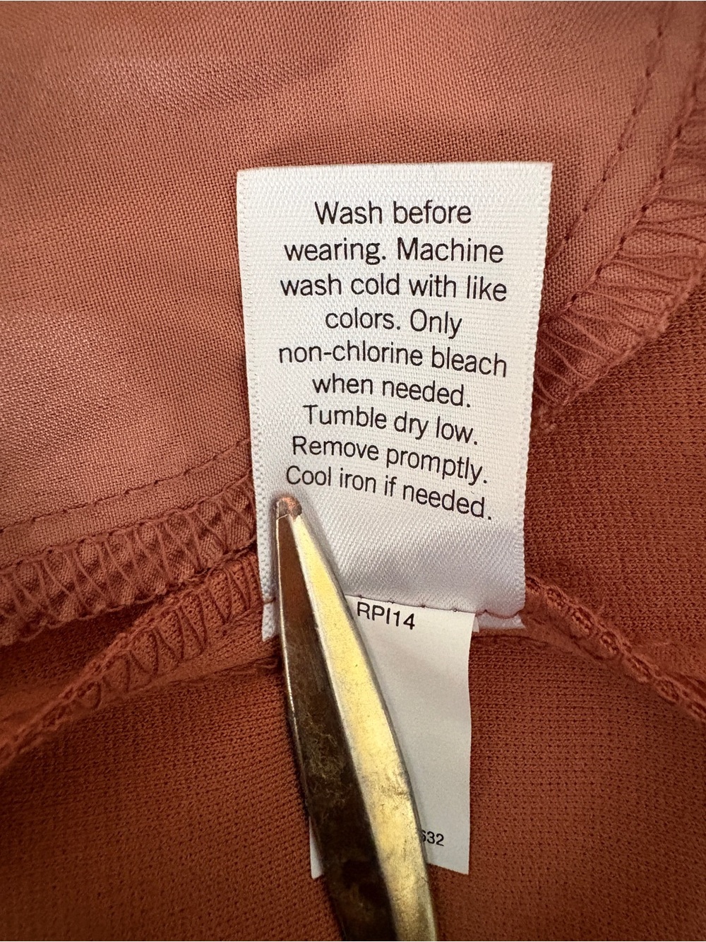 Nine West Rust Orange Single Button Blazer Jacket Size XS - Picture 6 of 7